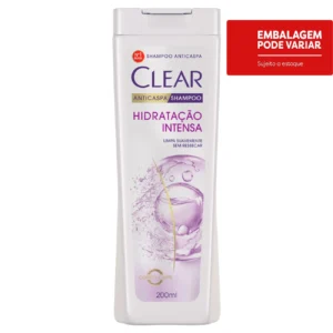Kit c/ 06 und - Shampoo Anticaspa Clear Hidratação Intensa 200ml