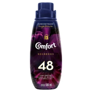 Kit c/06 und - Amaciante Concentrado 48 Comfort Segredos Frasco 500ml