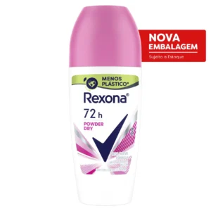 Kit c/06 und - Desodorante Roll-On Rexona Powder Dry 50ml