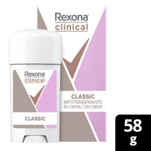 Kit c/04 und - Antitranspirante em Creme Classic 96h Rexona Clinical 58g